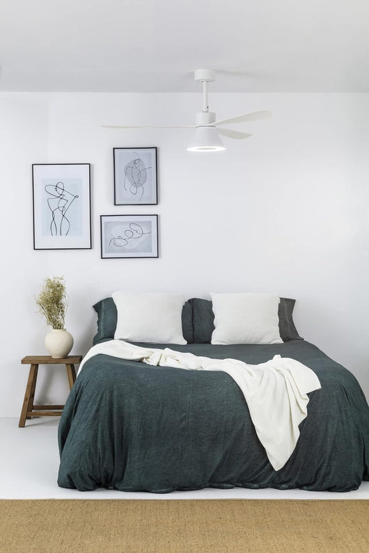 AMELIA CONE LED, Ventilatore con Luce, Faro Barcelona