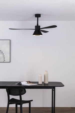 AMELIA CONE LED, Ventilatore con Luce, Faro Barcelona