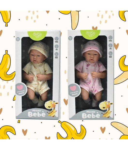Piccolo Bebè Bambolotto Bambola Vestito Rosa Vestito Azzurro Bebè Giocattolo         