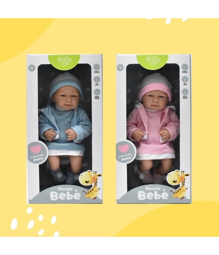 Bambolotto Bambola Vestito Rosa Vestito Azzurro Bebè Giocattolo Bambina         