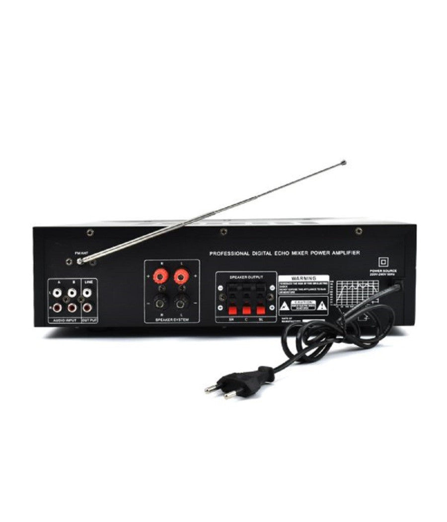 Amplificatore 300w 5.1 Bluetooth Usb Fm Mp3 Funzione Karaoke Telecomando Q-gf777         