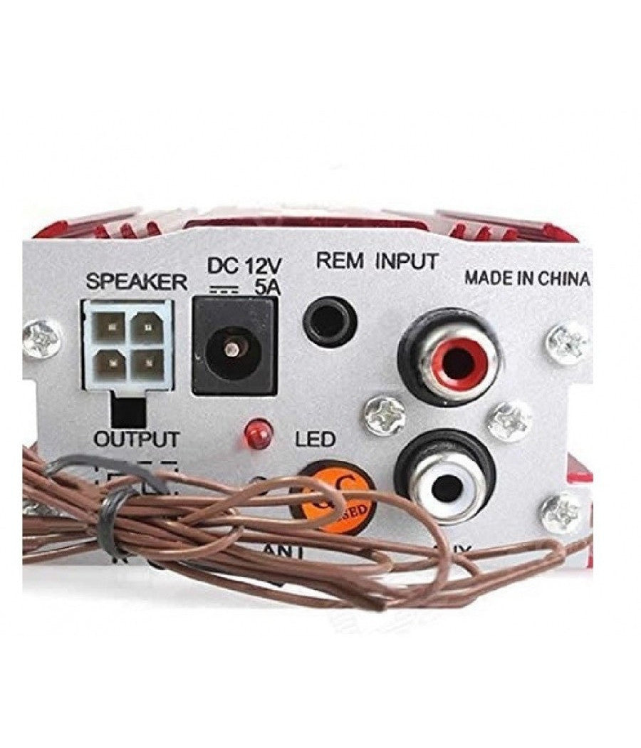 Amplificatore Audio 12v Usb Mp3 Casa Auto 2 Canali Stereo 500w Telecomando Ma700         