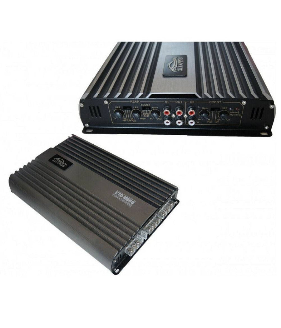 Amplificatore Auto Stereo Audio 4 Canali 6800 W 4ohm Fino 160 W Rms 12v Ctc-m668         