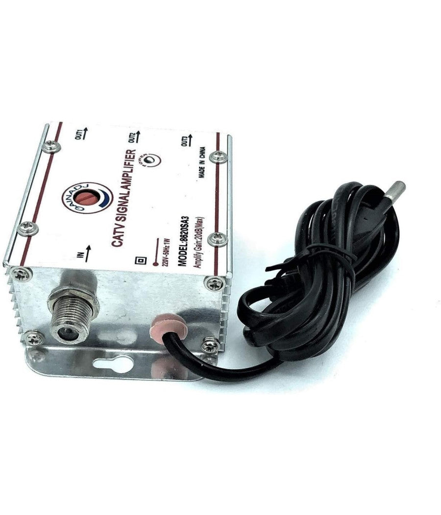 Amplificatore Segnale Tv Sdoppiatore Antenna 3 Uscite Digitale Terrestre         
