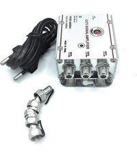 Amplificatore Segnale Tv Sdoppiatore Antenna 3 Uscite Digitale Terrestre         
