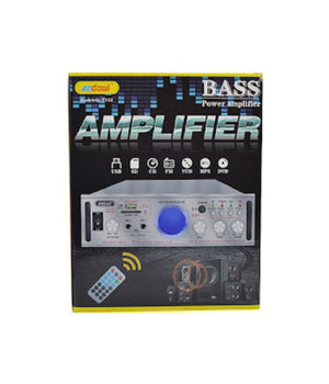 Amplificatore Stereo Bluetooth Usb Funzione Mini Super Bass Telecomando Q-t112         