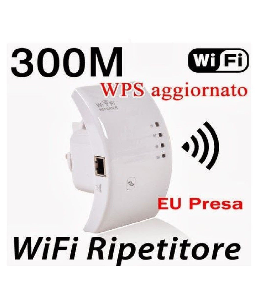Amplificatore Wifi Repeater 300 Mbps Ripetitore Wifi Range Extender Lan Rete         