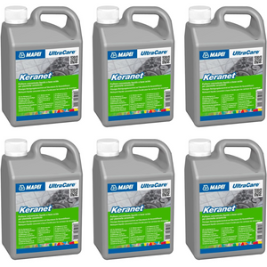 Ultracare keranet pulitore concentrato liquido pavimenti interni esterni 1 litro *** pezzi 6 pz, confezione 1