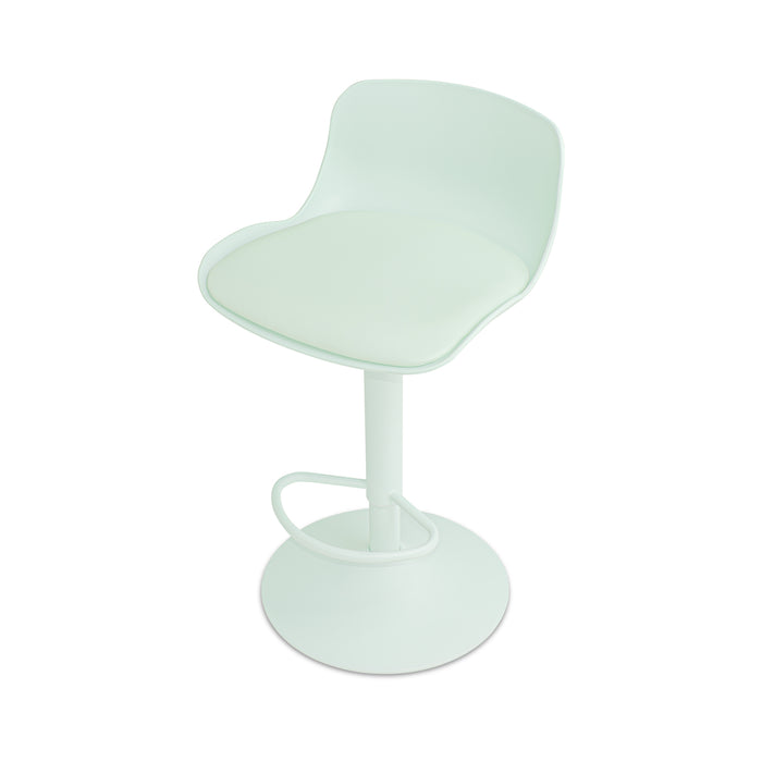 Amsterdam - Coppia di sgabelli regolabili - verde salvia