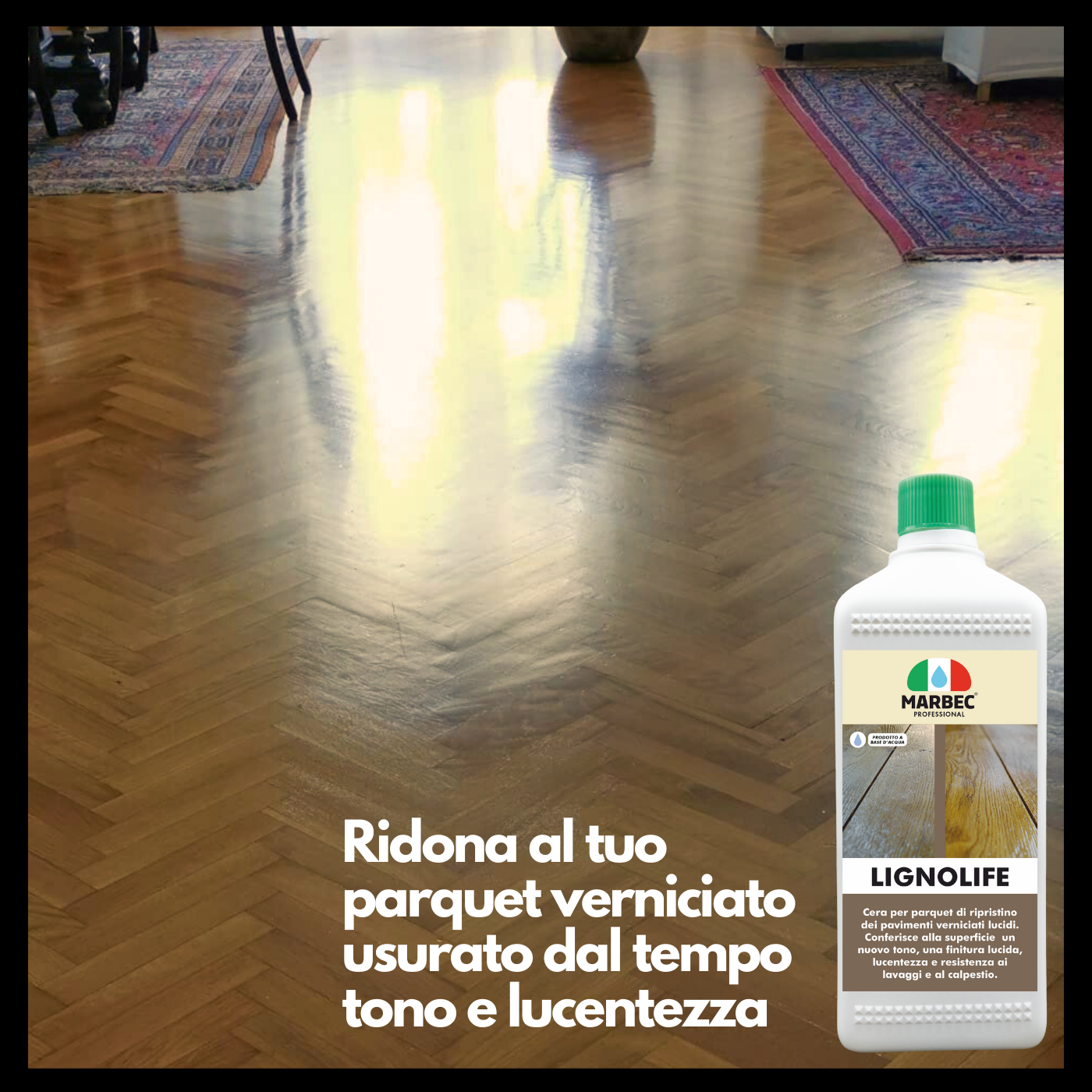 Prodotto per parquet rovinato LIGNOLIFE   5LTx4Pz