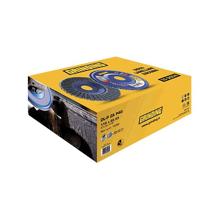 disco lamellare per acciaio inox ã¸ 115 gr. 80 - cf 50 pezzi cod:ferx.5012480nlm