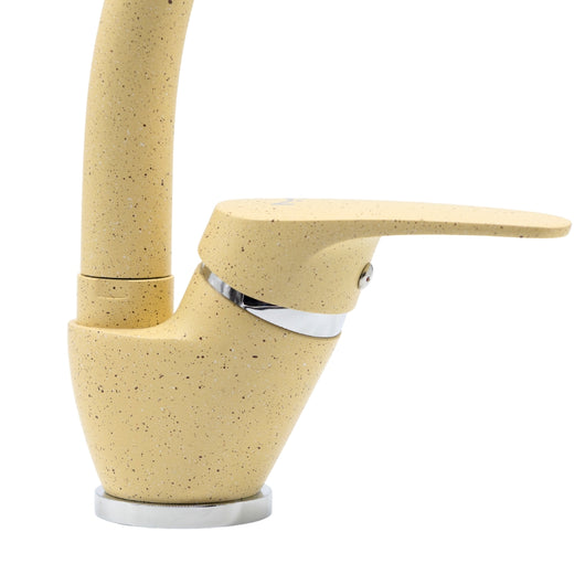 Ogomondo set 2 pezzi miscelatore avena 1 oslo orientabile in ottone per lavello cucina