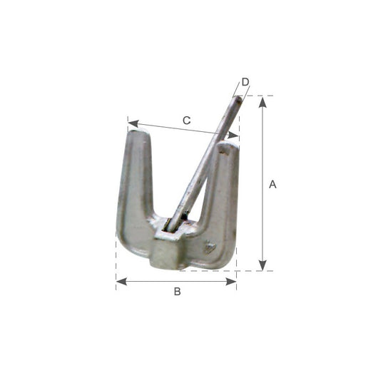 ANCORA TIPO HALL KG.10