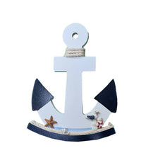 Ancora In Legno Arredamento Casa Marino Decorazione Da Muro Parete Oggettistica         