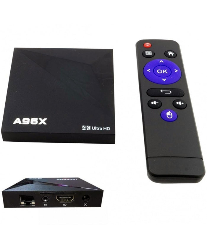 Android 7.1 A96x Tv 4k Ram Quad-core Cortex-a53 Smart 3 Usb Hdmi Rj45 Sd         