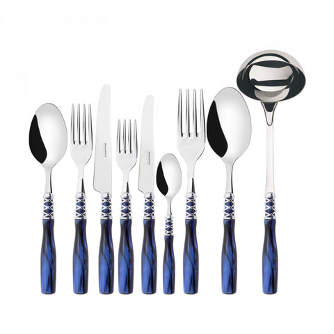 ARIANNA Ghiera Cromata, Posate Set 75 pz, Scatola Gallery, Casa