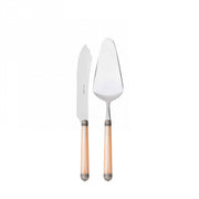 DORICO Ghiera Argento Anticato, Posate Set 2 Pz Dessert, Casa