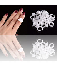 Anello Inchiostro Plastica 100 Pezzi Anelli Divisore Tatoo Tatuaggio Tatuatore         