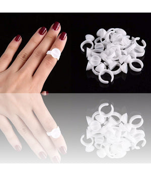 Anello Inchiostro Plastica 100 Pezzi Anelli Divisore Tatoo Tatuaggio Tatuatore         