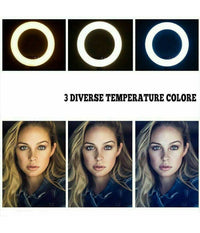Anello Luminoso Studio Fotografico Selfie Ring Light Tiktok Youtube Treppiedi         