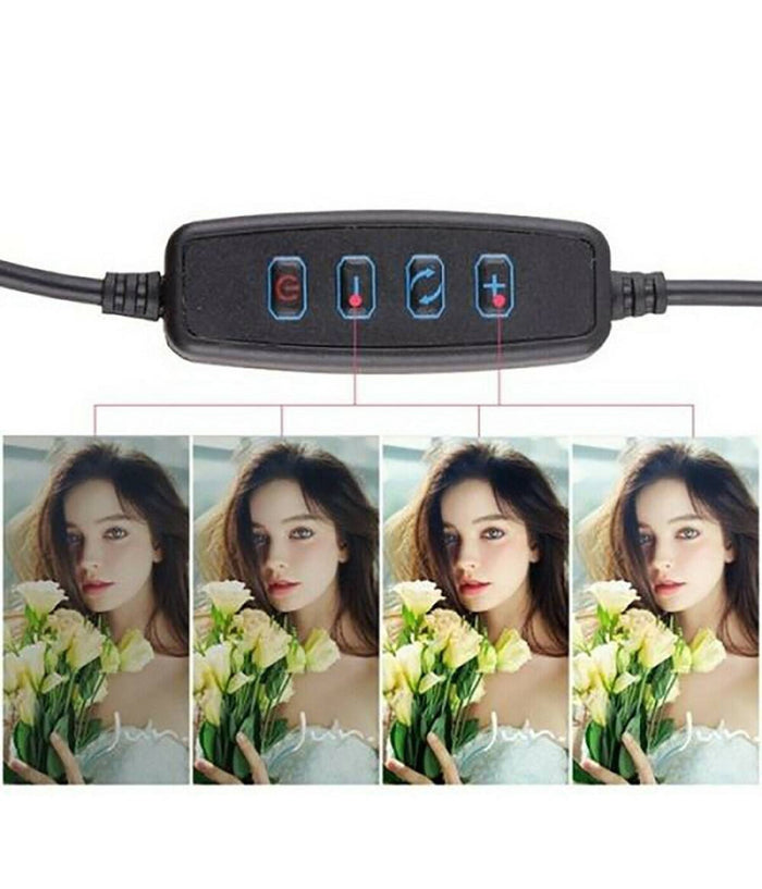 Anello Luminoso Studio Fotografico Selfie Ring Light Tiktok Youtube Treppiedi         