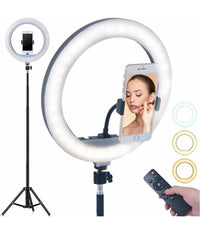 Anello Luminoso Treppiedi Luce Selfie Tik Tok Led Lampada Ring Light Video 30cm         