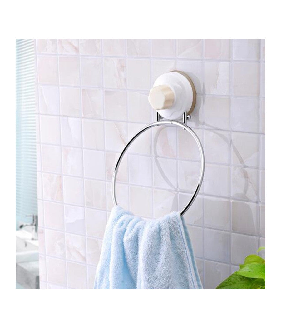 Anello Porta Asciugamano Asciugamani A Parete Con Attacco A Ventosa In Acciaio         