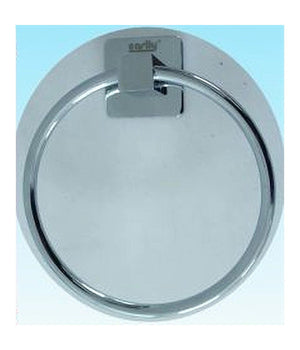 Anello Porta Asciugamano Asciugamani A Parete Fissaggio Viti Cromato Bagno 52203a         