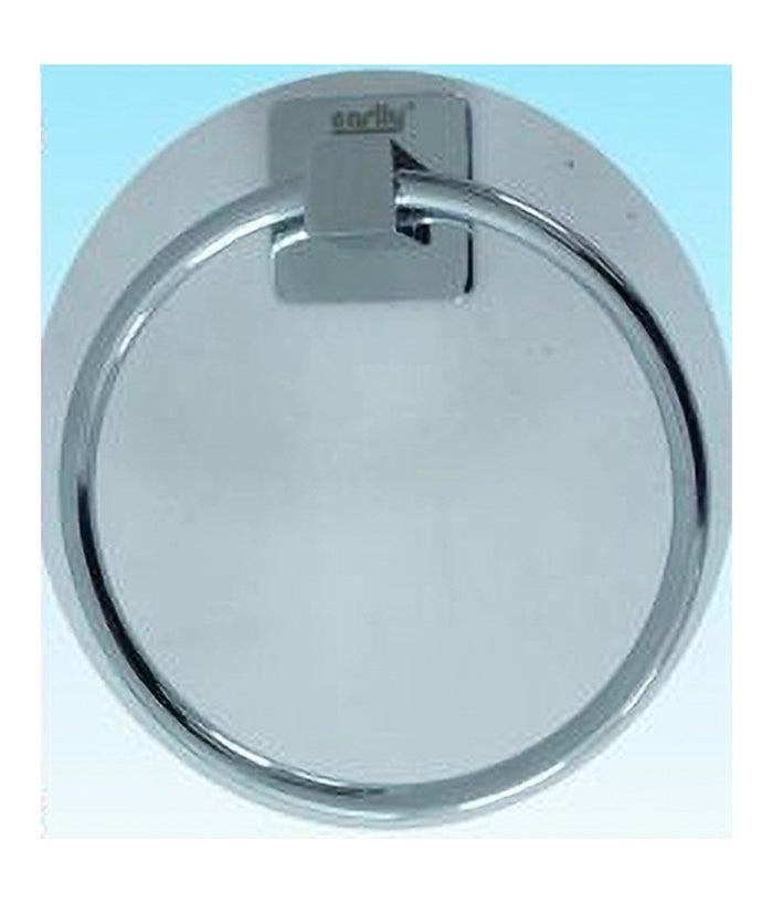 Anello Porta Asciugamano Asciugamani A Parete Fissaggio Viti Cromato Bagno 52203a         
