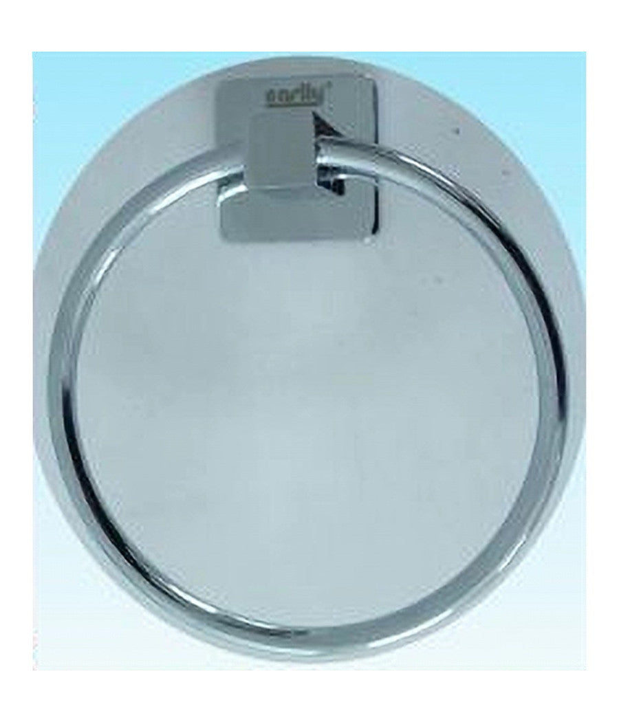 Anello Porta Asciugamano Asciugamani A Parete Fissaggio Viti Cromato Bagno 52203a         
