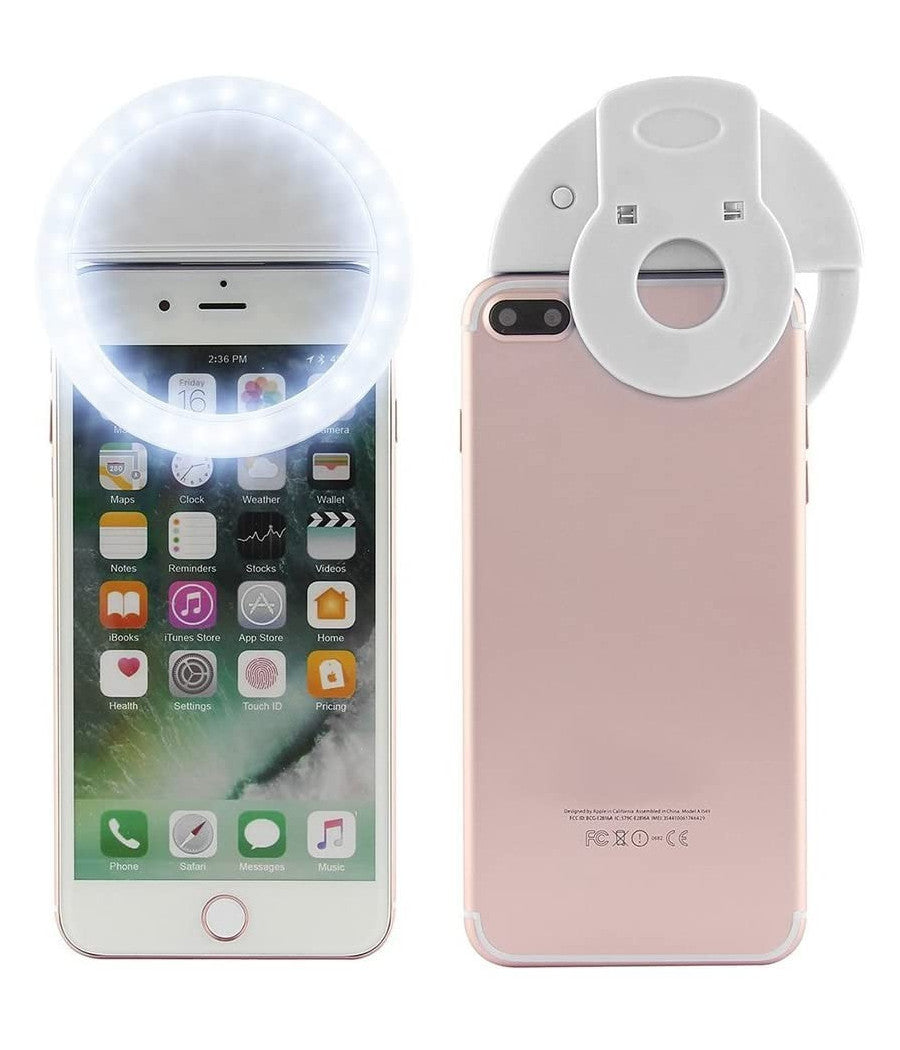 Anello Ring Light 36 Led Per Selfie Tiktok Ricaricabile Usb Illuminazione Cell         