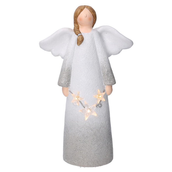 Angelo resina led bianco cm 24x11,5h41