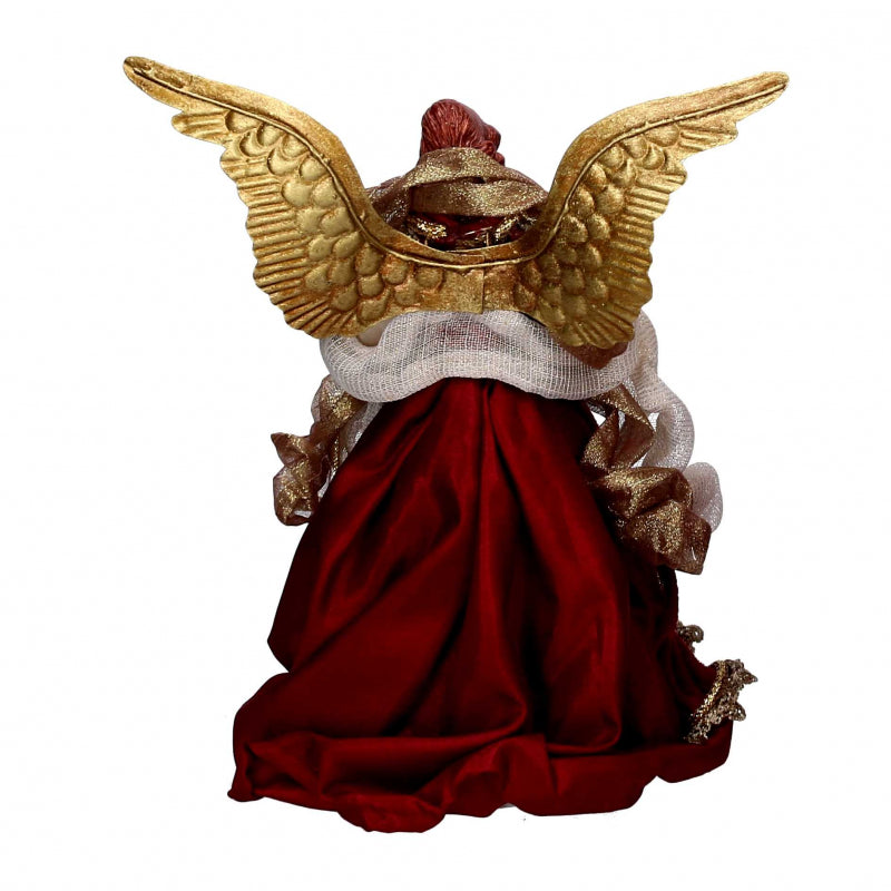 Angelo tessuto velluto rosso con lira cmh25,4