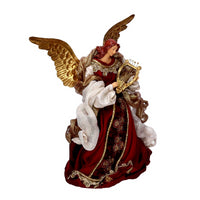 Angelo tessuto velluto rosso con lira cmh25,4