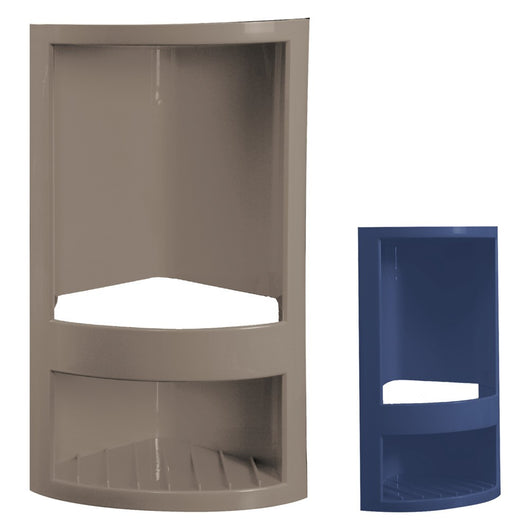 'ANGOLARE PER DOCCIA cm 14 x 14 x h.32,5 - bianco'