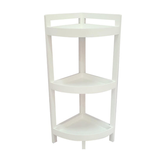 Angoliera Celia 28,5x28,5x78,5 Legno Bianco