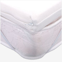 Topper 165x200 cm per materasso in MemoryFoam - alto 10 cm, sfoderabile, tessuto AloeVera | Correttore H10