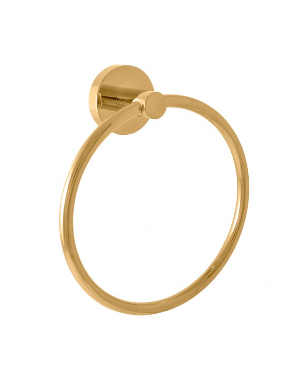 COLORADO Portatovagliolo in Ottone Oro Spazzolato 17 cm