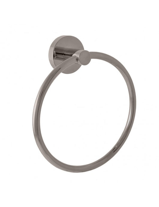 COLORADO Portatovagliolo in Ottone Metallo Grigio 17 cm