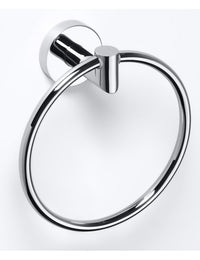 Anello asciugamani doccia OMEGA ottone cromato 16x19x5,5cm