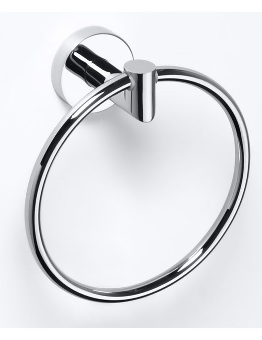 Anello asciugamani doccia OMEGA ottone cromato 16x19x5,5cm