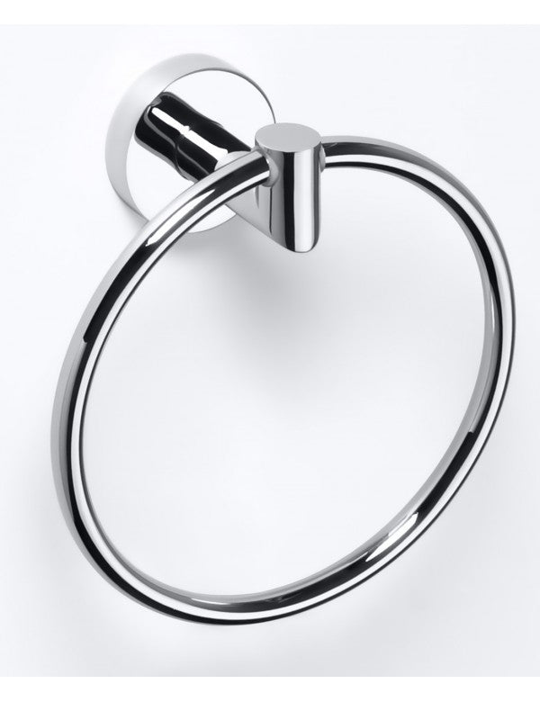 Anello asciugamani doccia OMEGA ottone cromato 16x19x5,5cm
