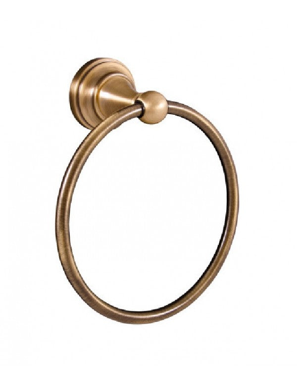 Portatovagliolo retrò MORAVA in bronzo ø 19,5 cm