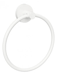 Portasalviette BIANCO in ottone bianco ø 15cm