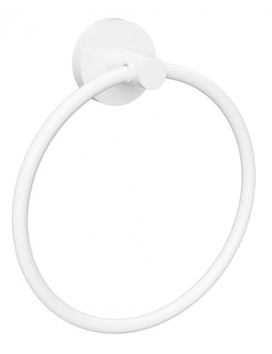 Portasalviette BIANCO in ottone bianco ø 15cm