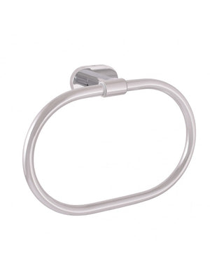 Portasalviette ovale YUKON in ottone cromato