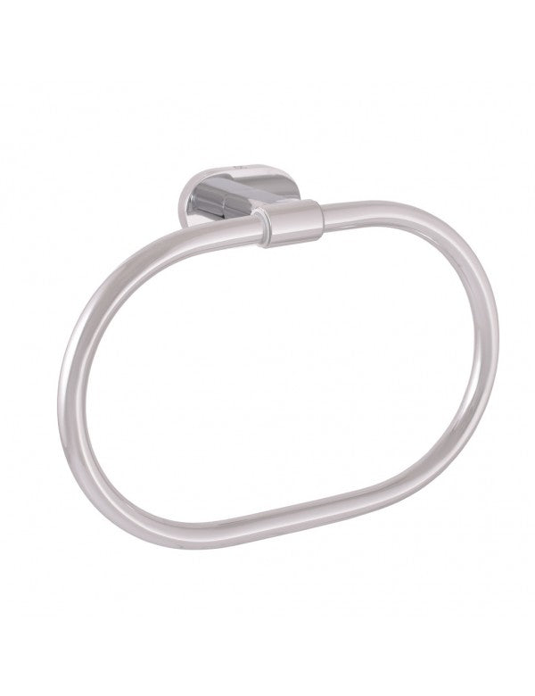 Portasalviette ovale YUKON in ottone cromato