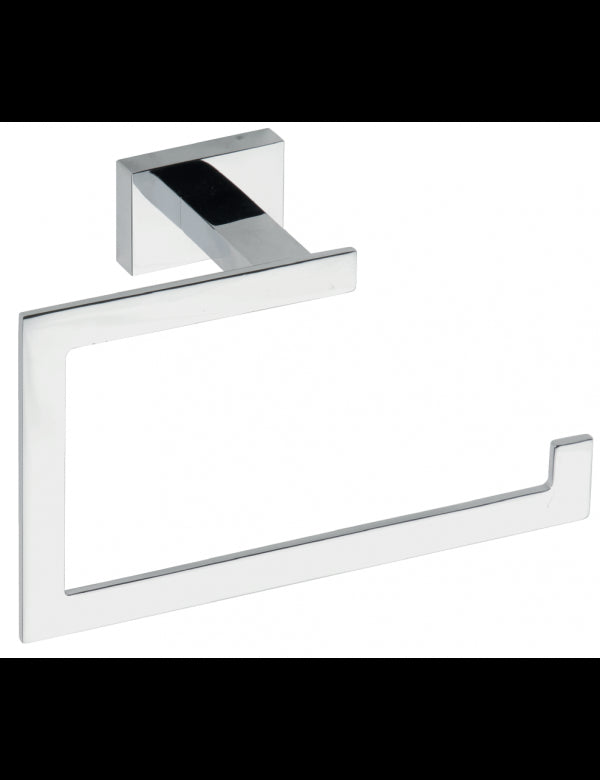 Portasciugamani rettangolare cromato PLAZA 13,5x6,5x21 cm