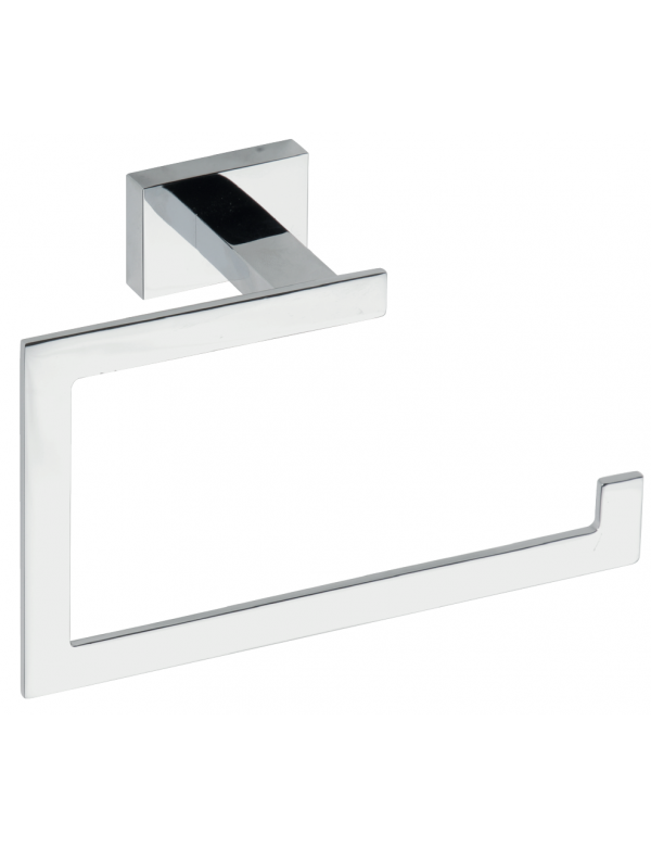 Portasciugamani rettangolare cromato PLAZA 13,5x6,5x21 cm