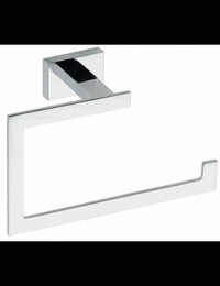 Portasciugamani rettangolare cromato PLAZA 13,5x6,5x21 cm